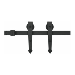 Schiebetuersystem-Schiebetuerbeschlag-schwarz-Stahl-200-cm