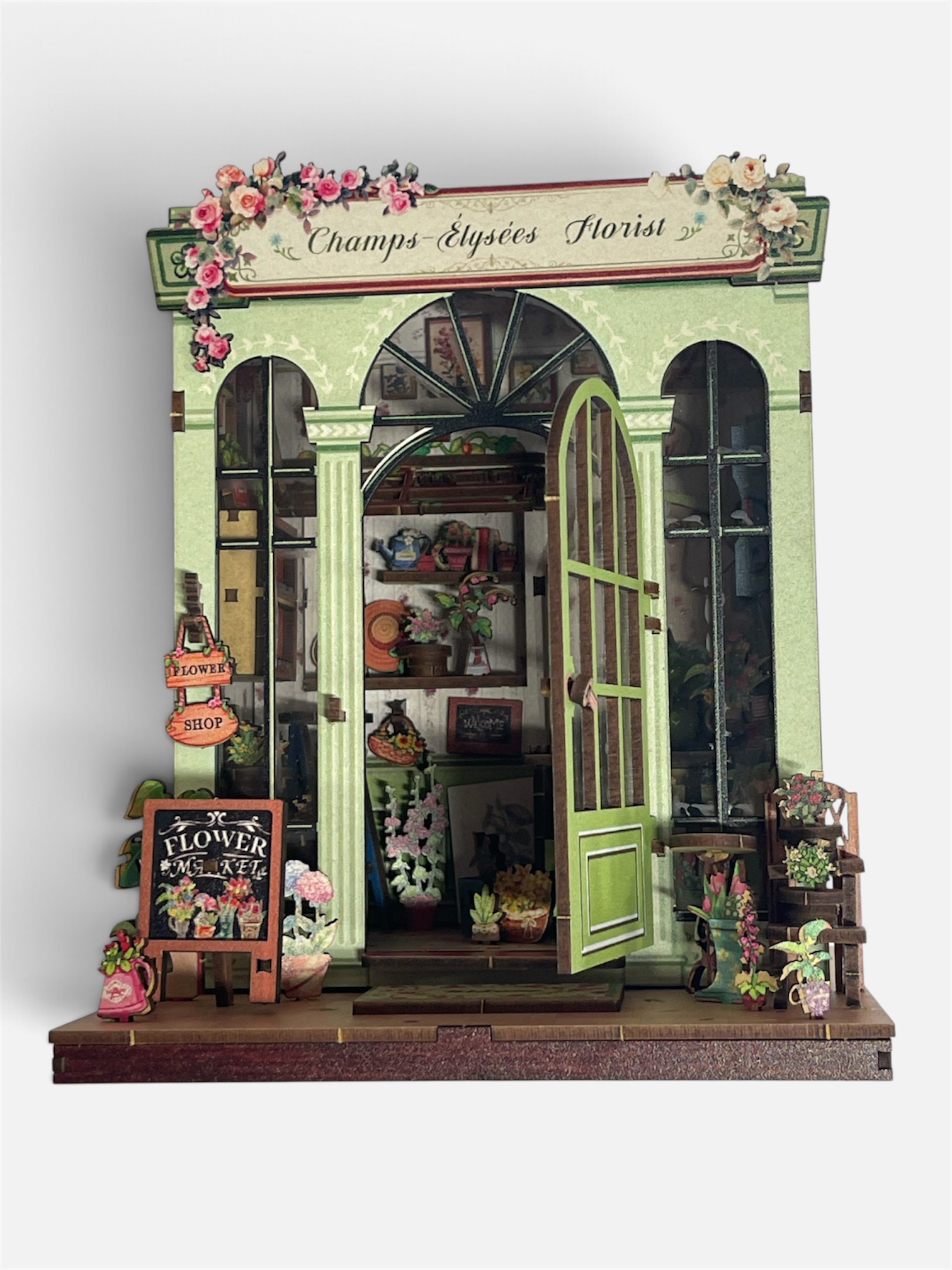 Heuer - Miniatur-Bausatz Pariser Blumenladen – Bild 2