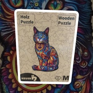 Creative-Art Holzpuzzle HEUER Bunte Katze 5