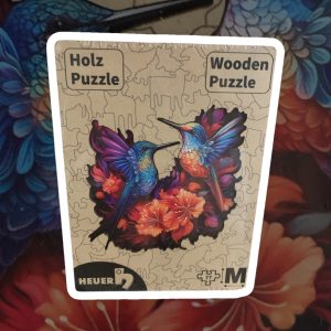Creative-Art Holzpuzzle HEUER Kolibris & Blumen