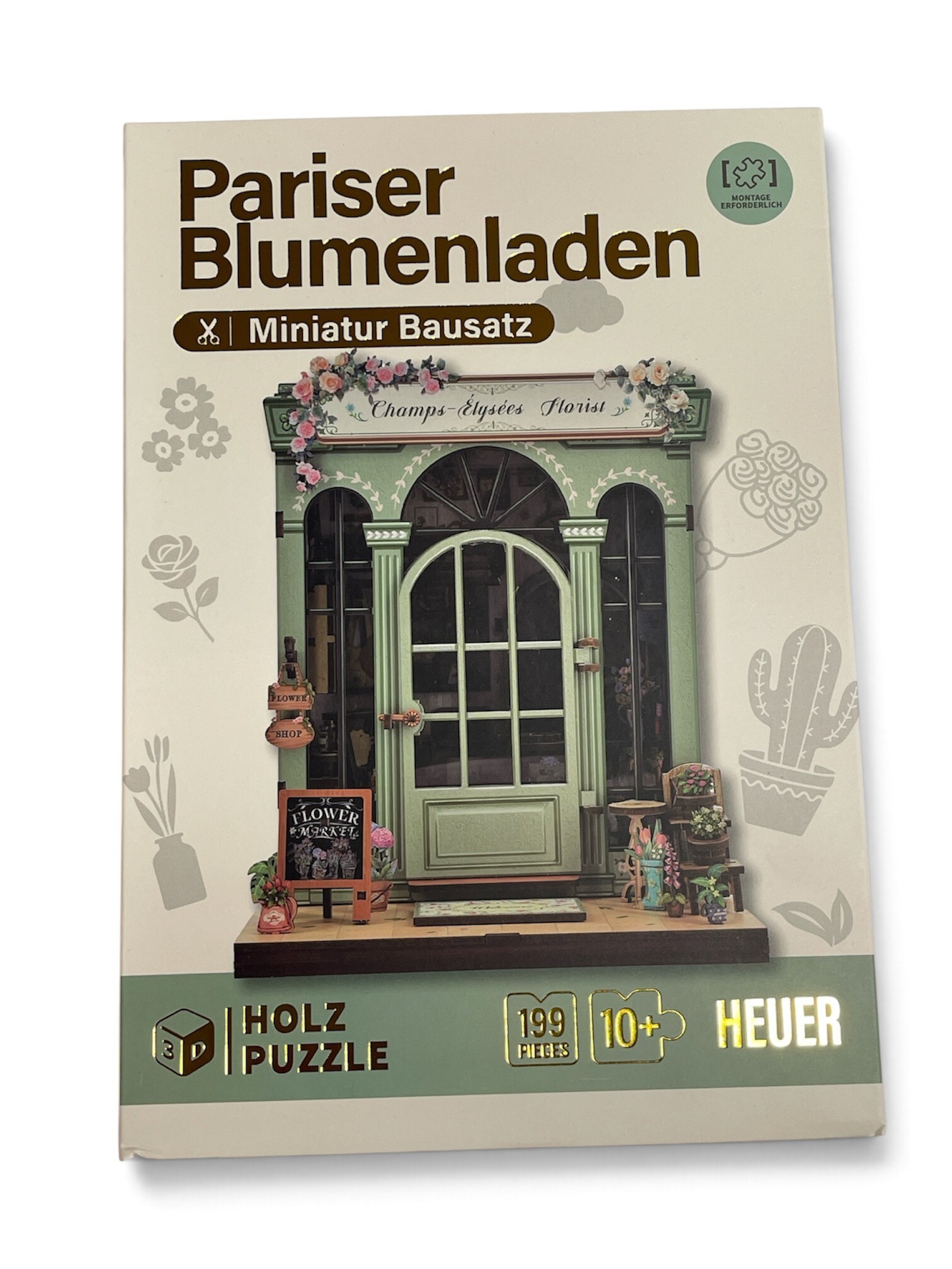 Heuer - Miniatur-Bausatz Pariser Blumenladen