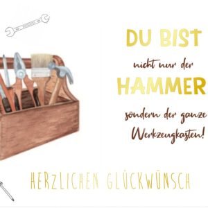 Heuer Naturkarte mit Umschlag "Geburtstag 2"