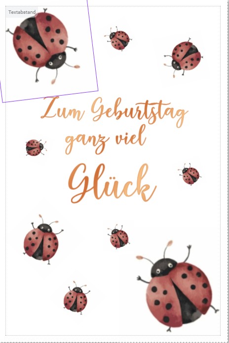 Heuer Naturkarte mit Umschlag "Geburtstag 4"