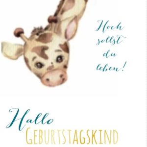 Heuer Naturkarte mit Umschlag "Geburtstagskind"