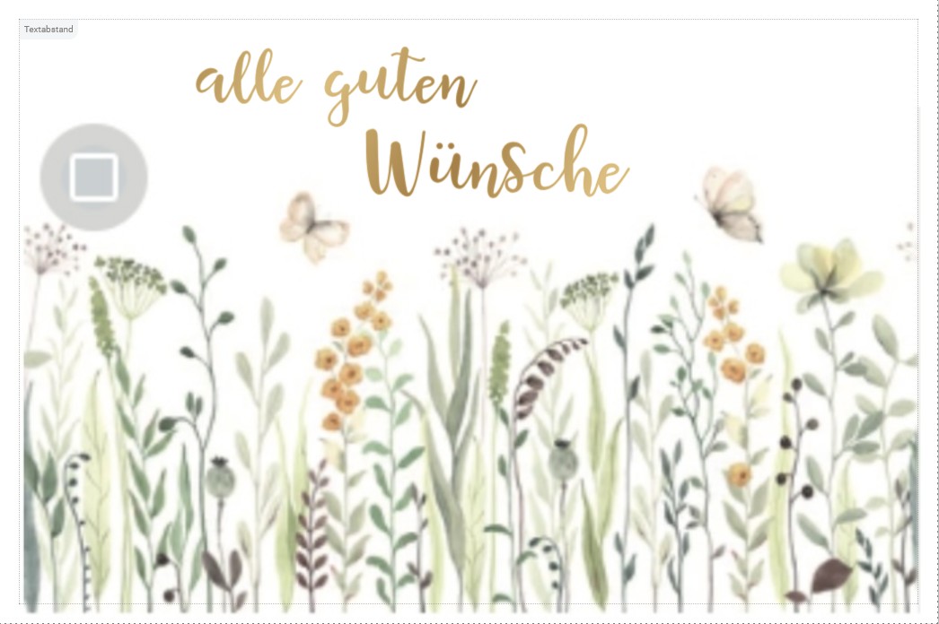 Heuer Naturkarte mit Umschlag „Gute Wünsche"