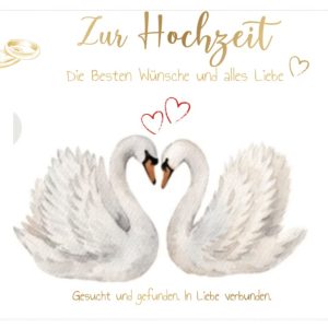 Heuer Naturkarte mit Umschlag "Hochzeit 2"