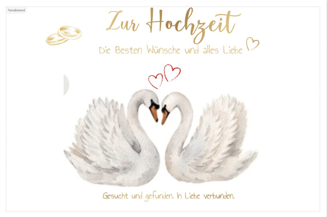 Heuer Naturkarte mit Umschlag "Hochzeit 2"