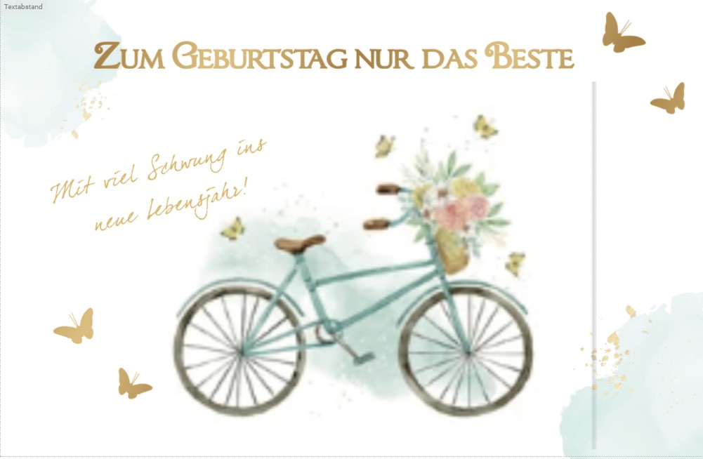 Heuer Naturkarte mit Umschlag "Nur das Beste"