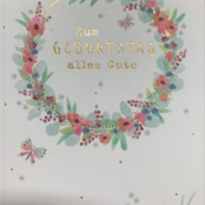 Heuer Naturkarte mit Umschlag "Zum Geburtstag 1"