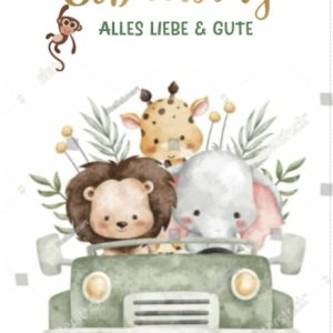 Heuer Naturkarte mit Umschlag "Zum Geburtstag 3"
